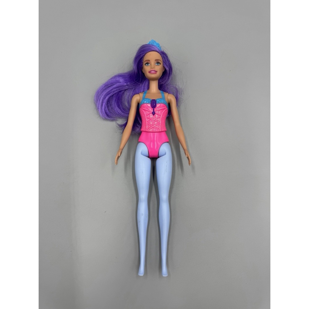2019 Mattel Barbie Purple Hair Princess Dreamtopia Doll